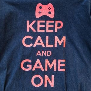 Gaming T-Shirt Urban Pipeline Black Keep Calm & Ga